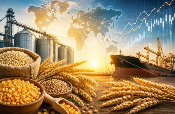 تجارة واستيراد الذره والصويا